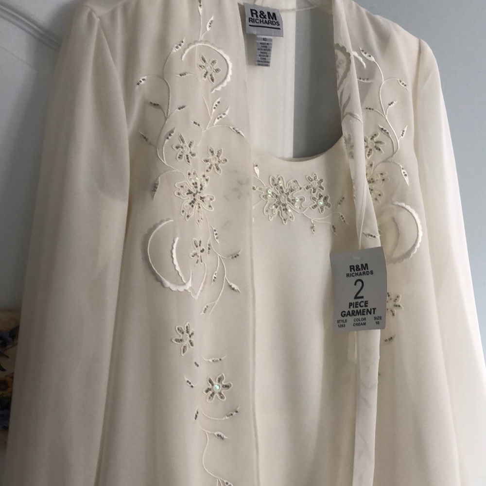 2 piece evening dress-A line